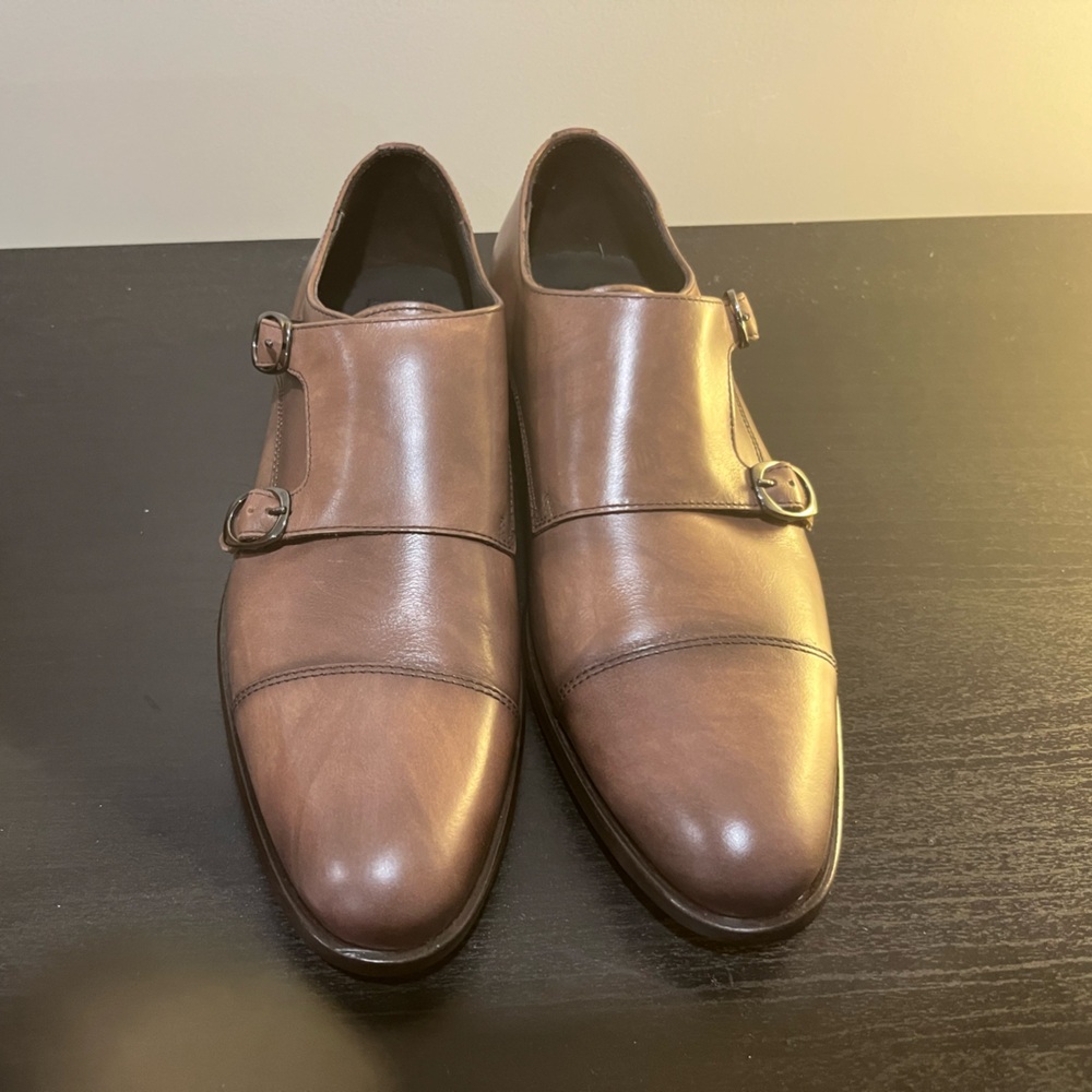 To Boot double monk strap dress shoes